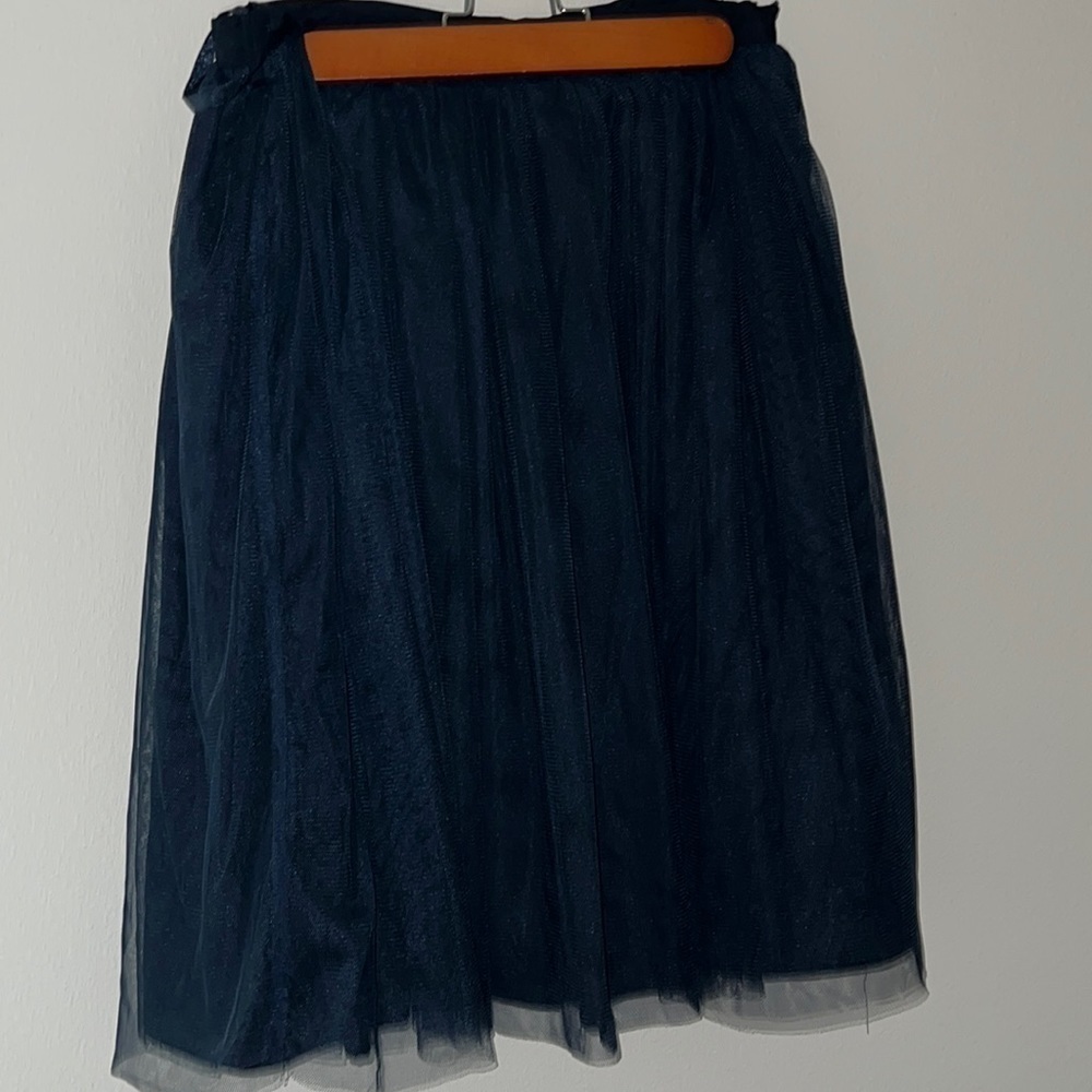 Comme Toi… black mesh layered‎ full skirt Sz M